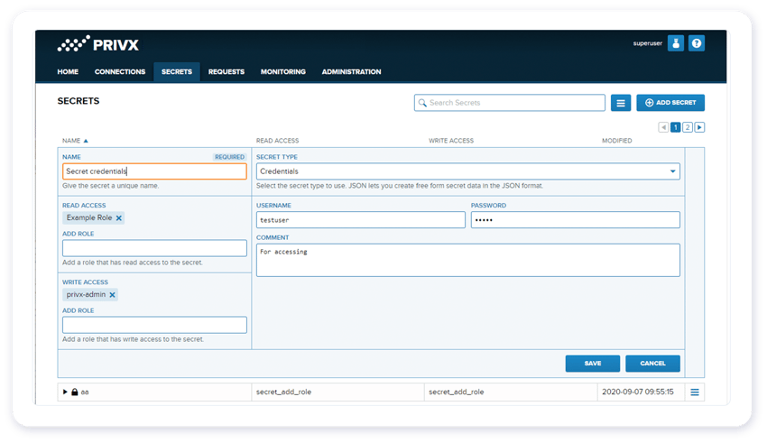 SCREENSHOT_PrivX_vault