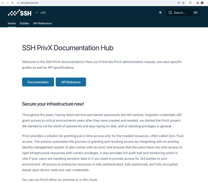 PrivX33_new_documentation_platform