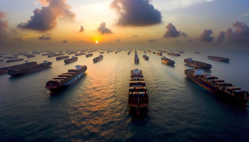 Container ships sailing the seven seas-1