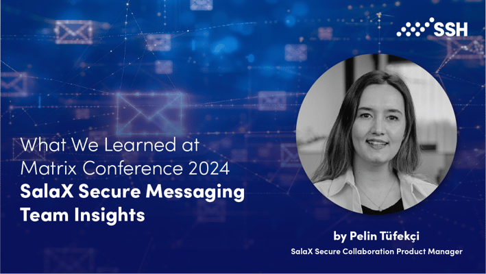 Matrix Conference 2024 SalaX Secure Messaging team 