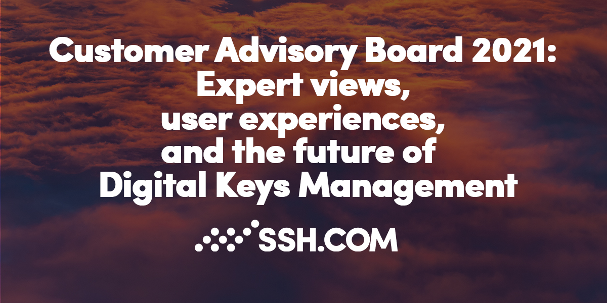 SSH’s Customer Advisory Board 2021: Expert views, user experiences & the future of Digital Keys