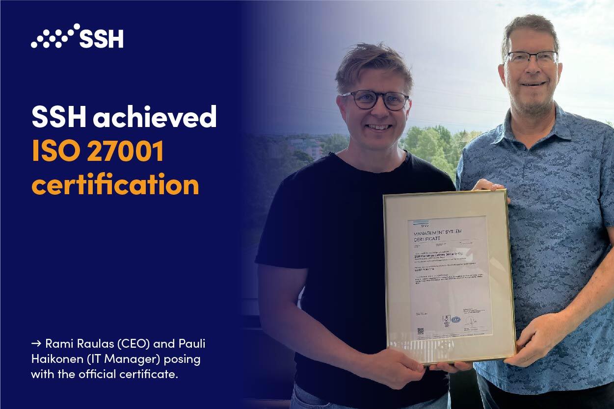 SSH announces the appointment of Pauli Haikonen as CISO