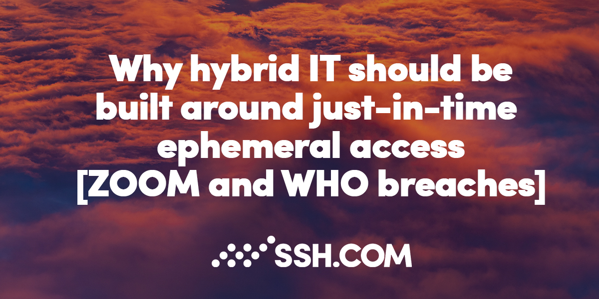 Recent WHO and ZOOM data breaches prove the need for passwordless IT